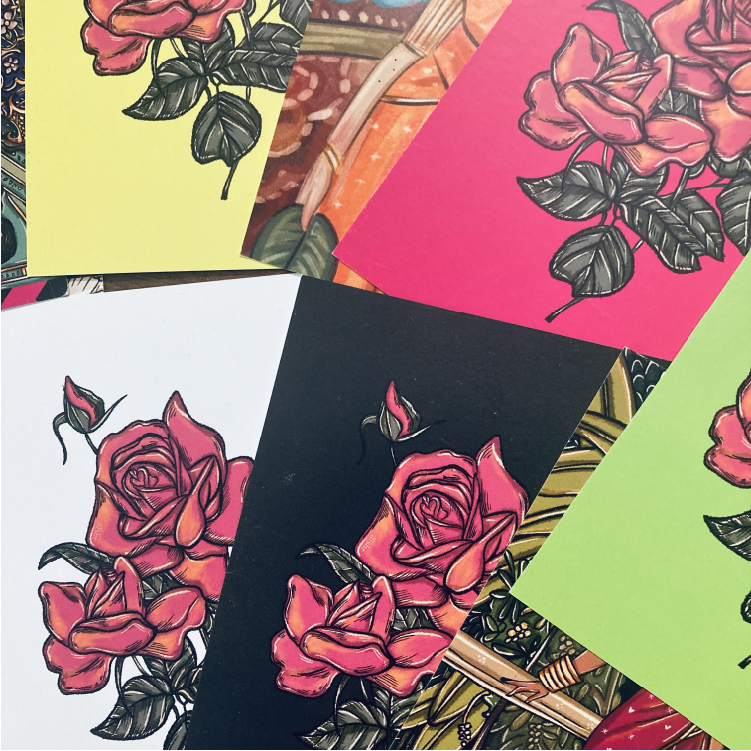 India Post Card Set