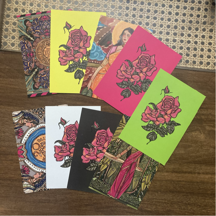 India Post Card Set