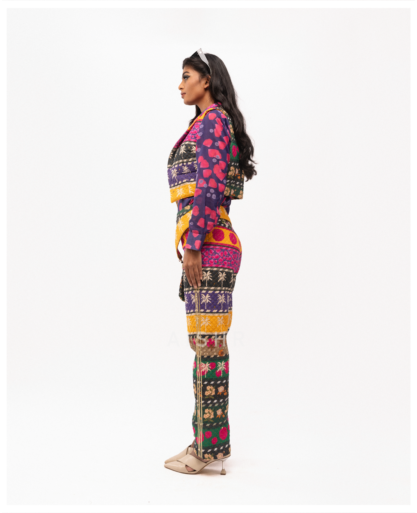 Ooty Roja Shirt with Power Quilted Pants and Power Quilted Vest Set