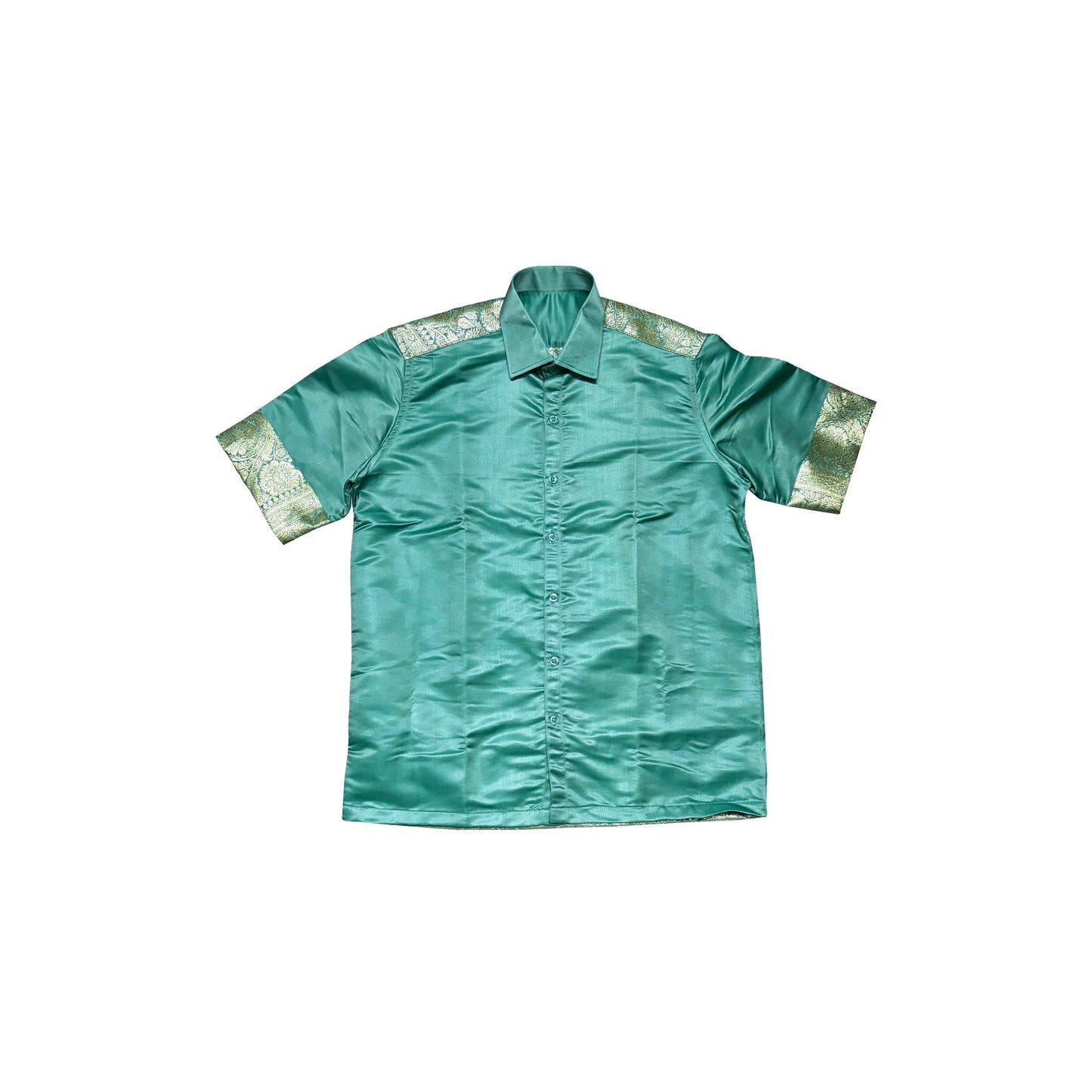 Blue Brocade Shirt