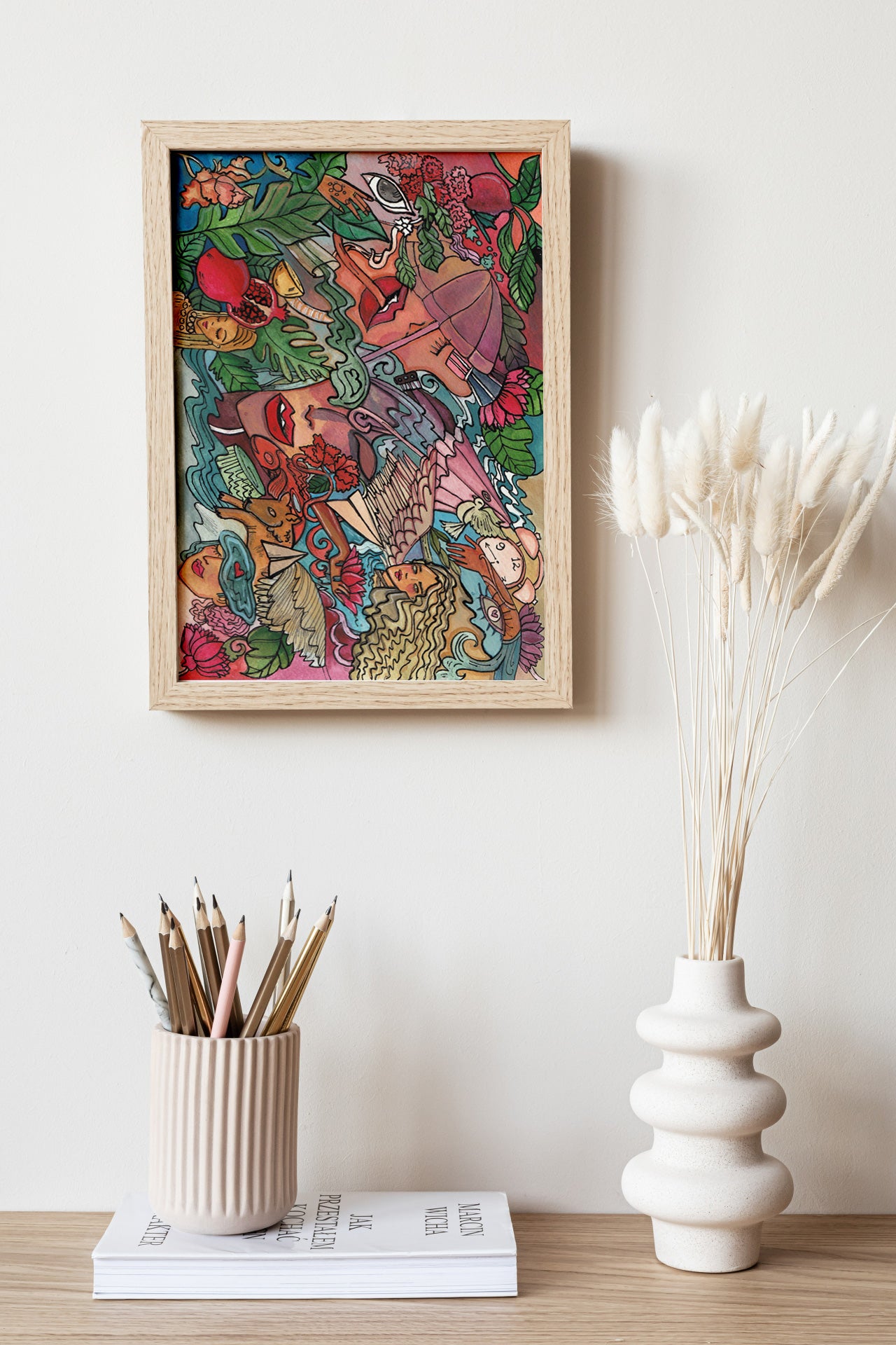 Red Eyes Print