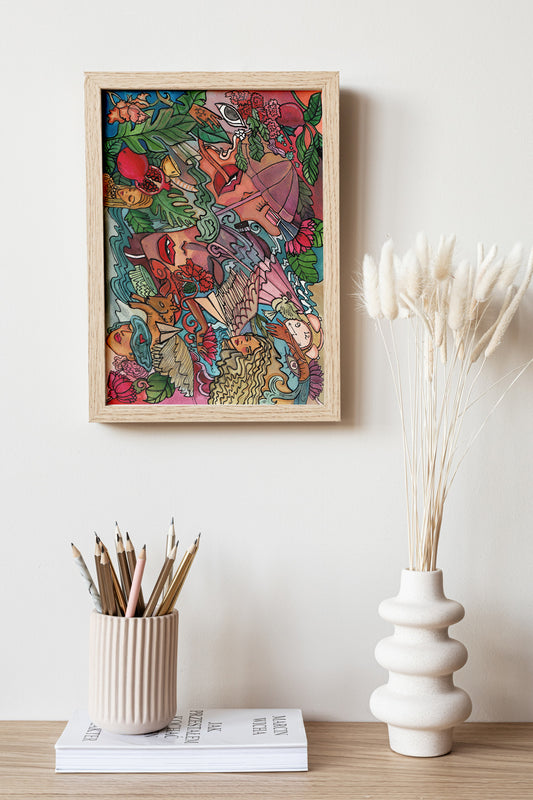 Red Eyes Print