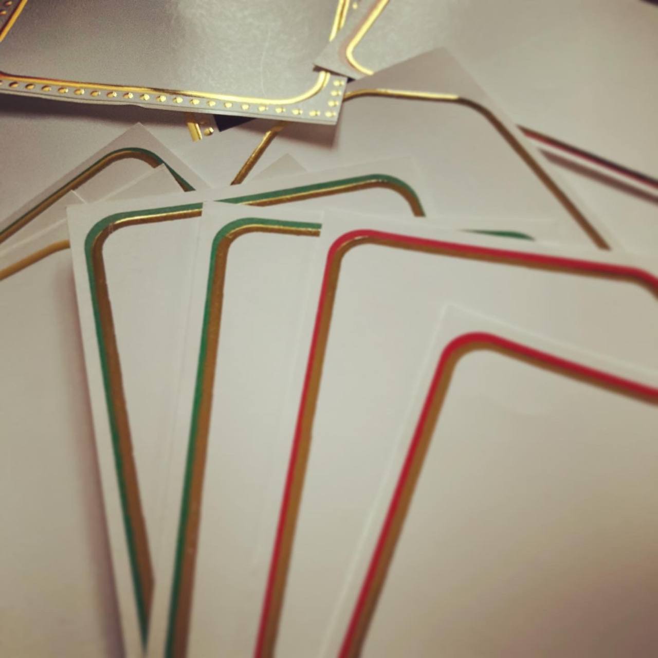 Gold Foiled Labels