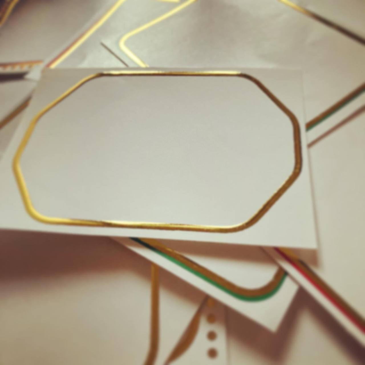 Gold Foiled Labels
