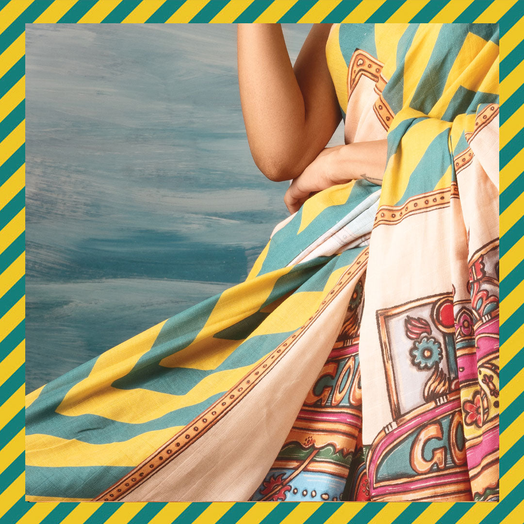Goods Carrier Saree