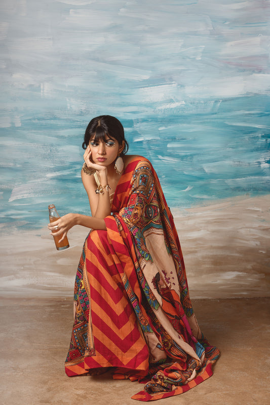 Sound-Horn Saree