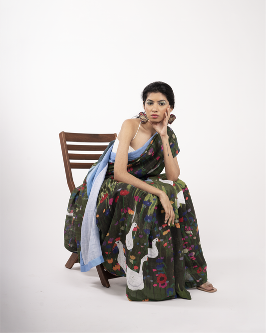 Farm Land Saree