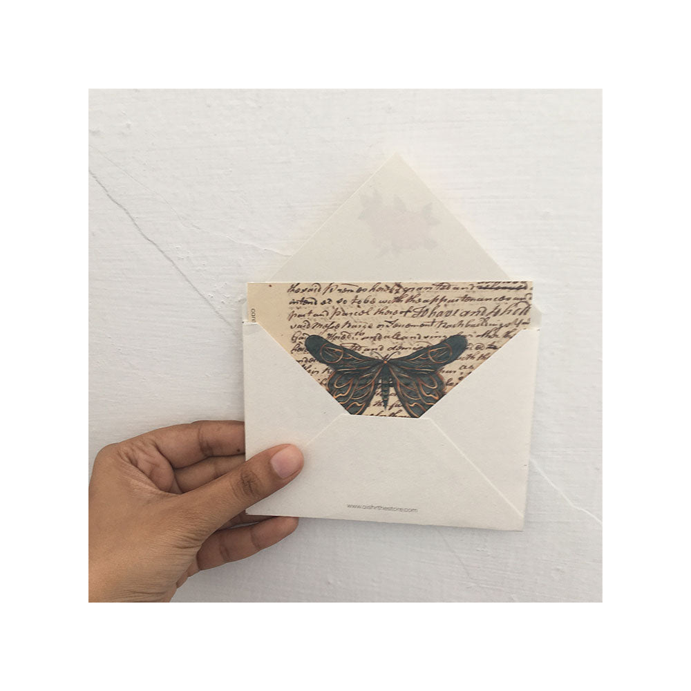 Vintage Letter Inserts - Pack of six
