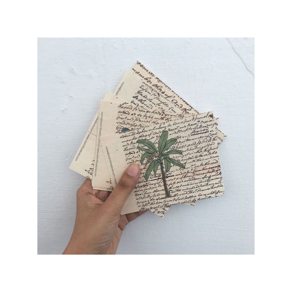 Vintage Letter Inserts - Pack of six